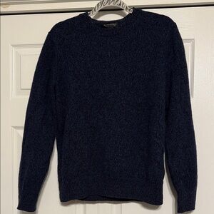 Banana Republic Men's Wool Crewneck Sweater - Dark Blue